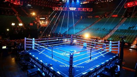 average boxing ring size